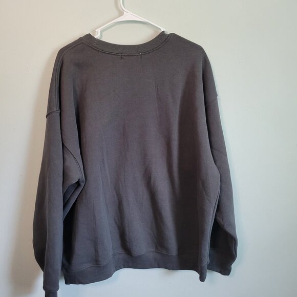 PARIS Gray Sweatshirt Women's XL State Of Mine Long Sleeve Crew Neck NWT - Picture 4 of 4